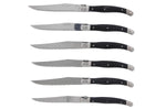 Coffret 6 couteaux de table Laguiole Postiche Gris