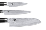 Set de découpe KAI planche à découper en chêne + 3 couteaux Shun Classic