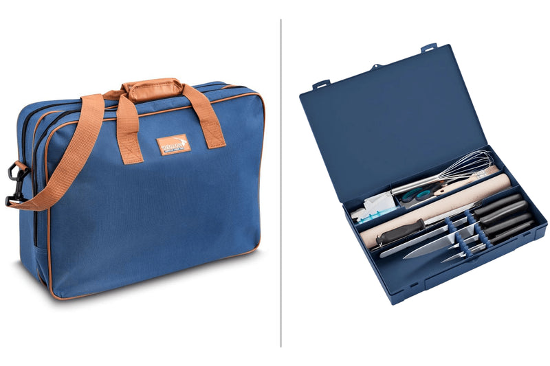 Mallette de pâtissier 33 accessoires Urban Case DEGLON bleue