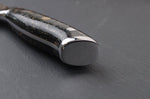 Couteau universel Wusaki Sakin Damas 10Cr 15cm manche en fibre de carbone et feuille d'or