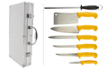 Mallette Albert de Thiers ECO 6 couteaux de cuisine + 1 fusil à aiguiser