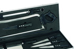 Malette boucherie 9 couteaux et accessoires Au Nain 3 rivets