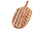 Planche à pain Teak Haus Canoe Collection en Teck écologique 48x9cm