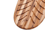 Planche à pain Teak Haus Canoe Collection en Teck écologique 48x9cm