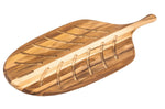 Planche à pain Teak Haus Canoe Collection en Teck écologique 48x9cm