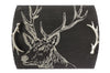 Planche de service en ardoise Selbrae House avec poignées 35x25cm - Motif cerf