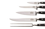 Malette 4 couteaux de cuisine V. Sabatier + 1 fourchette de chef manches 3 rivets