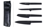 Mallette de cuisinier 4 couteaux Ron Titan acier noir Berghoff