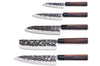Set de 5 couteaux de cuisine 3 Claveles Osaka forgés main style japonais