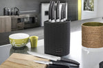 Bloc tressé 5 couteaux LOU LAGUIOLE Pro acier inox