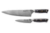Coffret 2 couteaux Wusaki Sakin Damas 10Cr Chef + Office