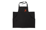 Tablier de cuisine noir réglable KAI SHUN logo brodé rouge