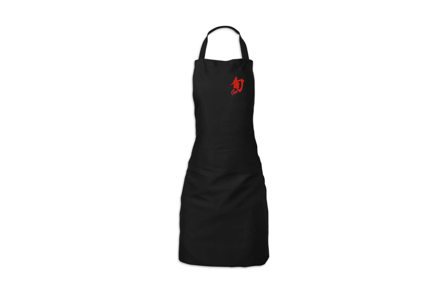 Tablier de cuisine noir réglable KAI SHUN logo brodé rouge