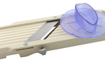 Mandoline japonaise professionnelle Benriner 3 lames petit modèle + poussoir extra large