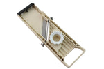Mandoline japonaise professionnelle Benriner 3 lames petit modèle + poussoir extra large