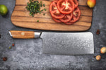 Couteau de chef chinois Fukito Olive Damas 14Cr 17cm