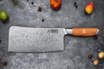 Couteau de chef chinois Fukito Olive Damas 14Cr 17cm