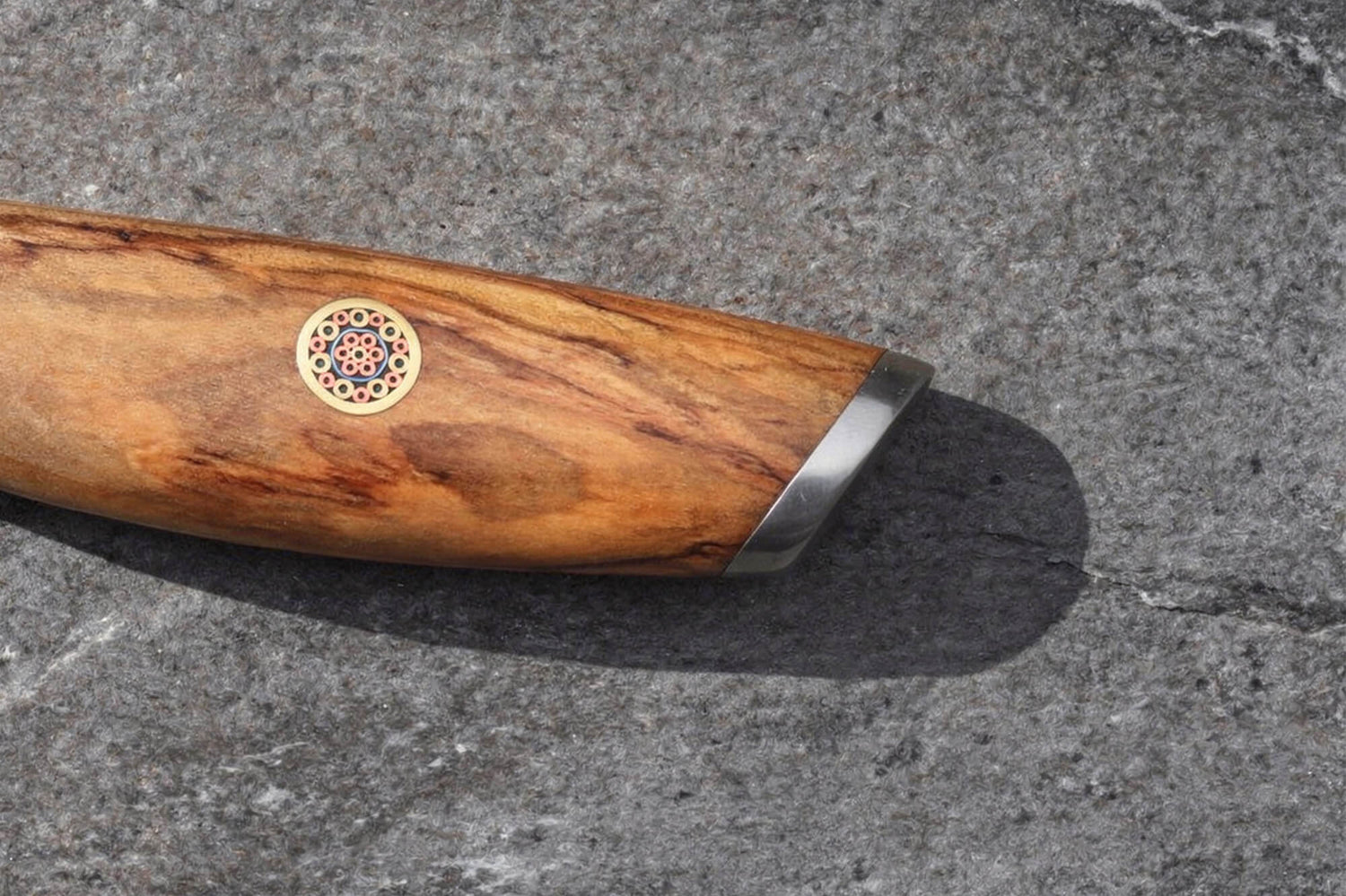Couteau de chef chinois Fukito Olive Damas 14Cr 17cm