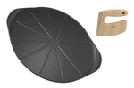 Plat à pizza Cookut Le Formidable avec coupe-pizza graphite
