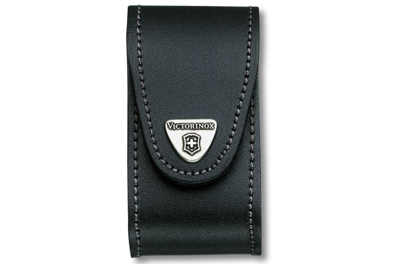 Etui cuir noir Victorinox pour couteaux suisses 9,1cm - 15 à 23 pièces