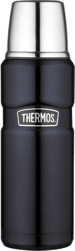 Bouteille Thermos® King inox double paroi + tasse - 0.47L
