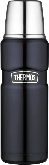 Bouteille Thermos® King inox double paroi + tasse - 0.47L