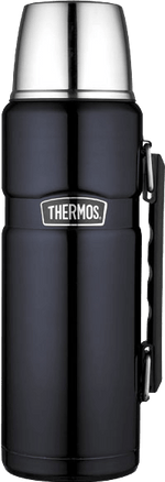 Bouteille Thermos® King inox double paroi + tasse et poignée- 1.20L