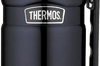 Bouteille Thermos® King inox double paroi + tasse et poignée- 1.20L