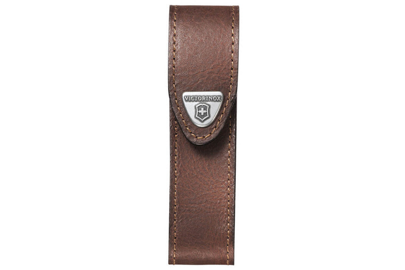 Etui cuir marron Victorinox pour couteaux suisses 11,1cm - 4 à 10 pièces