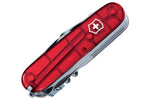 Couteau suisse Victorinox Swisschamp rouge translucide 91mm 33 fonctions