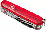 Couteau suisse Victorinox Huntsman Lite rouge translucide 91mm 21 fonctions