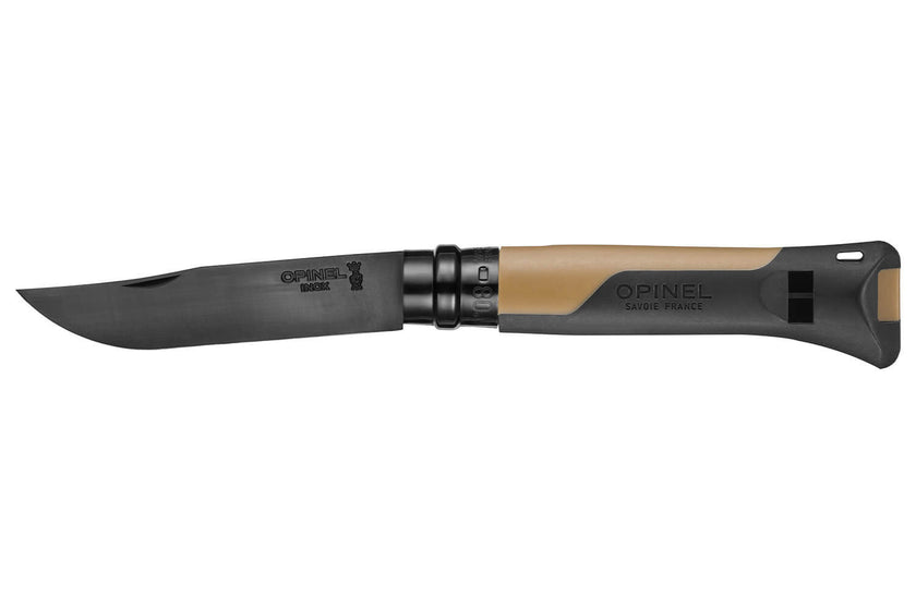 Couteau Opinel N°08 Horizon moutarde et noir