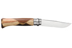 Couteau Opinel N°08 Chaperon lame poliglace et manche 4 bois