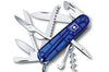 Couteau suisse Victorinox Huntsman bleu translucide 91mm 15 fonctions