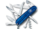 Couteau suisse Victorinox Swisschamp bleu translucide 91mm 33 fonctions
