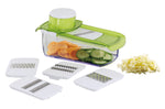 Mandoline 5 lames + bac de récupération Kitchen Artist