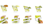 Mandoline multifonction réglable Kitchen Artist 4 lames interchangeables acier inox