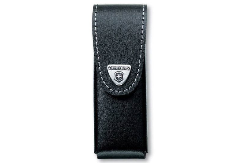 Etui cuir noir Victorinox pour couteaux suisses 11,1cm - 4 à 10 pièces