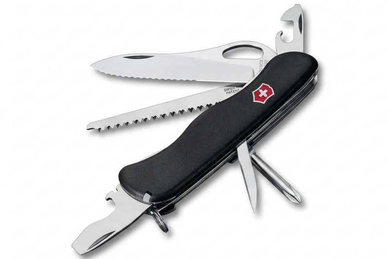 Couteau suisse Victorinox Trailmaster Military noir 111mm 12 fonctions