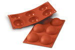 Moule professionnel en silicone Silikomart Silicon Flex 300x175mm 6 demi-sphères 7cm