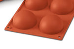 Moule professionnel en silicone Silikomart Silicon Flex 300x175mm 6 demi-sphères 7cm