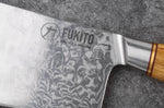 Couteau hachoir Fukito Olive Damas 14Cr 17cm