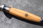 Fusil à aiguiser Fukito Olive diamant mèche ronde 20cm