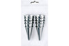 Lot de 10 Douilles en acier inox BARGOIN unies et cannelées