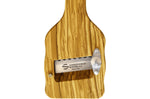 Mandoline à truffes Ambrogio Sanelli lame crantée en inox et manche en olivier
