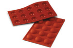 Moule professionnel en silicone Silikomart Silicon Flex 300x175mm 15 demi-sphères 4cm