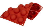 Moule professionnel en silicone Silikomart Silicon Flex 300x175mm 15 demi-sphères 4cm