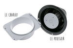 Mandoline De Buyer Swing Plus noire avec poussoir