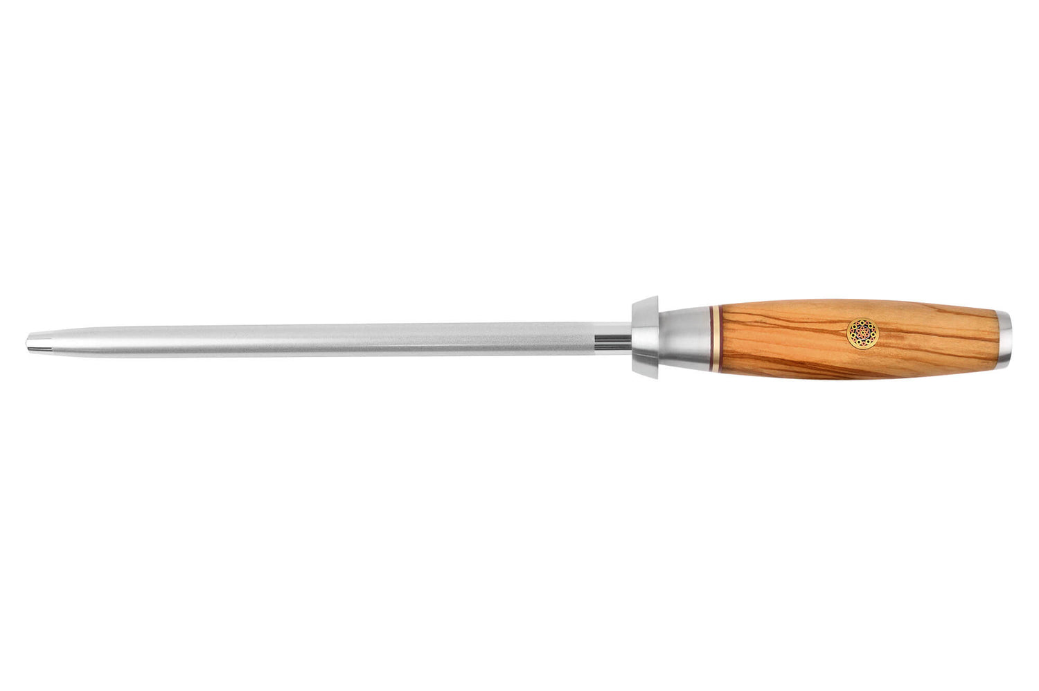 Fusil à aiguiser Fukito Olive diamant mèche ronde 20cm