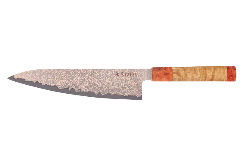 Couteau de chef 20cm Sayuto Damas Érable 12Cr